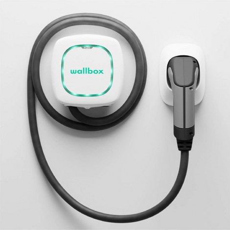 Wallbox | Pulsar Plus Electric Vehicle charger, 7 meter cable Type 2 | 22 kW | Output | A | Wi-Fi, Bluetooth | Compact and power - 6